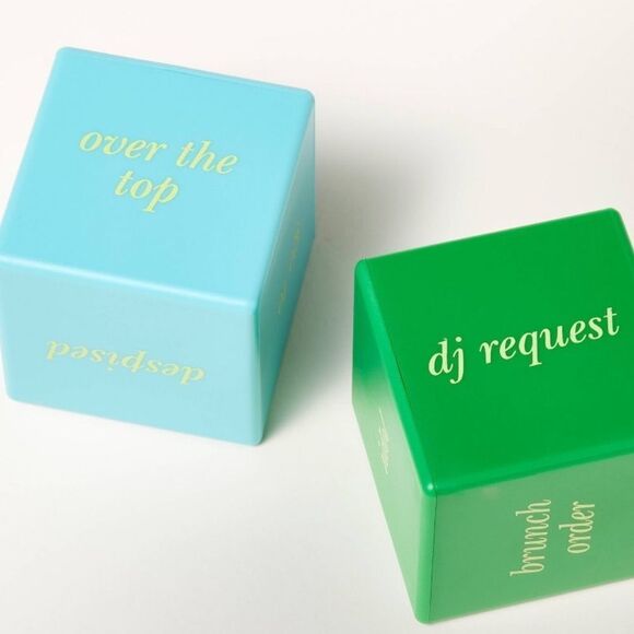 kate spade x Target Coversation Dice 2+ Player Game Incl 2 Dice & Glass Timer - Picture 4 of 15